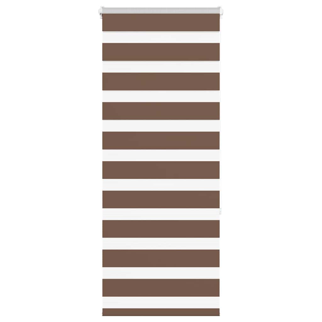 Doppelrollo Braun 60x150 cm Stoffbreite 55,9 cm Polyester
