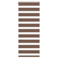 Doppelrollo Braun 60x150 cm Stoffbreite 55,9 cm Polyester