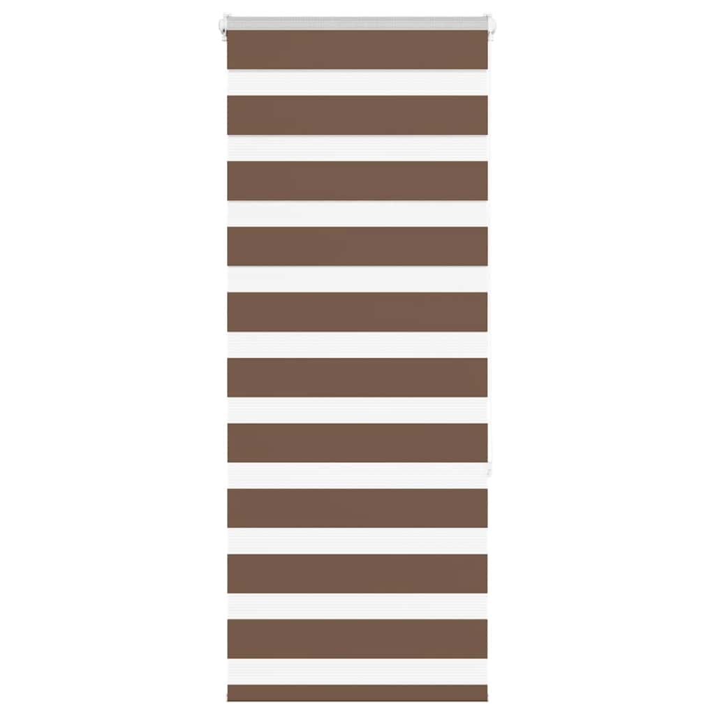 Doppelrollo Braun 65x150 cm Stoffbreite 60,9 cm Polyester