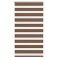 Doppelrollo Braun 70x150 cm Stoffbreite 65,9 cm Polyester
