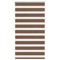 Doppelrollo Braun 75x150 cm Stoffbreite 70,9 cm Polyester