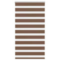 Doppelrollo Braun 90x150 cm Stoffbreite 85,9 cm Polyester