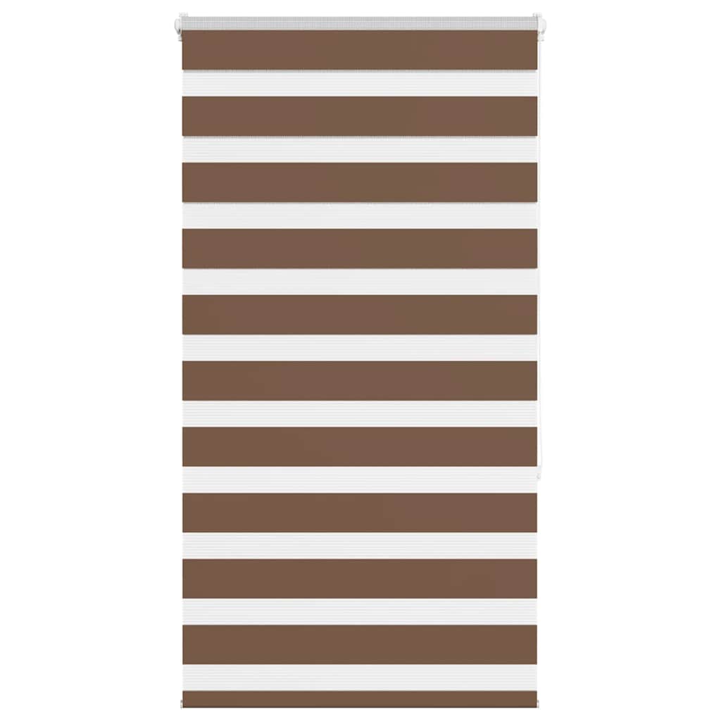 Doppelrollo Braun 90x150 cm Stoffbreite 85,9 cm Polyester