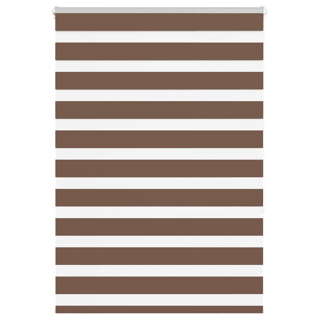 Doppelrollo Braun 100x150 cm Stoffbreite 95,9 cm Polyester