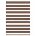 Doppelrollo Braun 105x150 cm Stoffbreite 100,9 cm Polyester