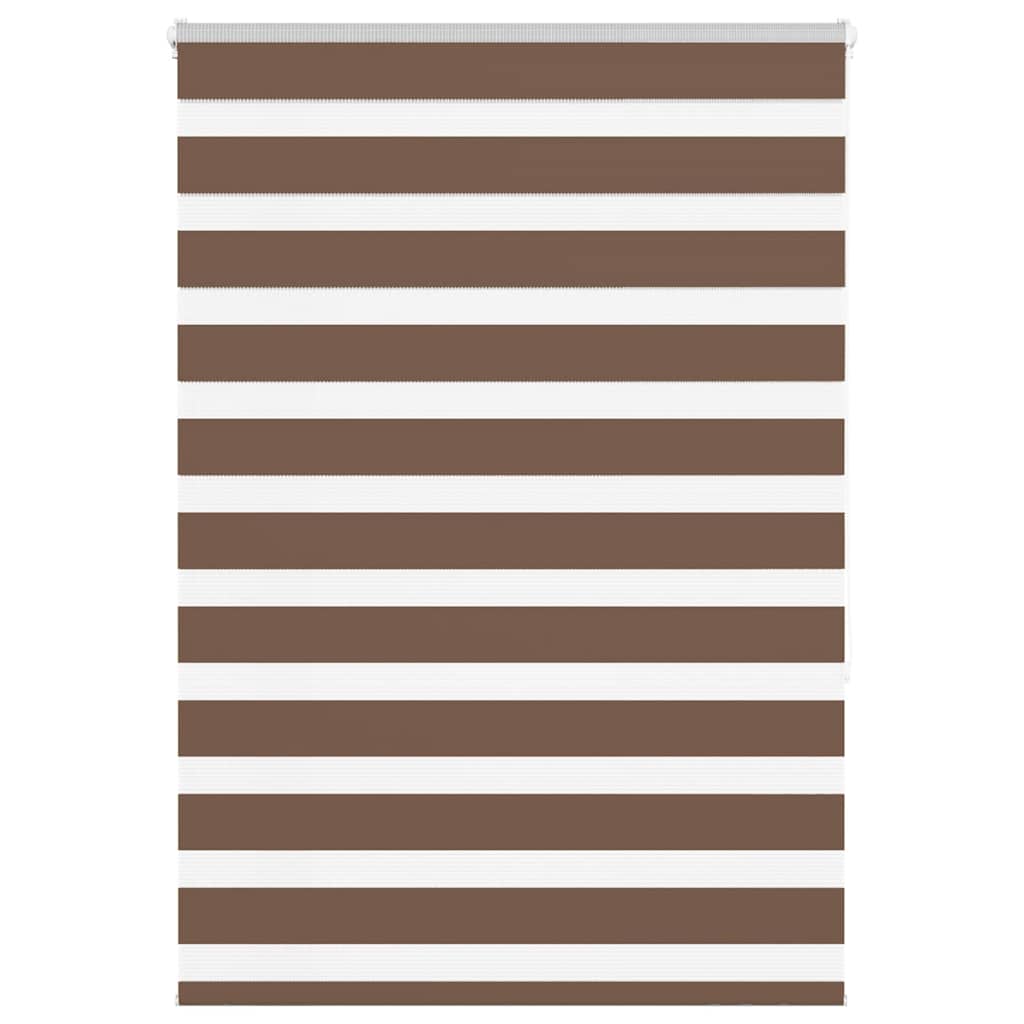 Doppelrollo Braun 110x150 cm Stoffbreite 105,9 cm Polyester