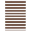 Doppelrollo Braun 110x150 cm Stoffbreite 105,9 cm Polyester