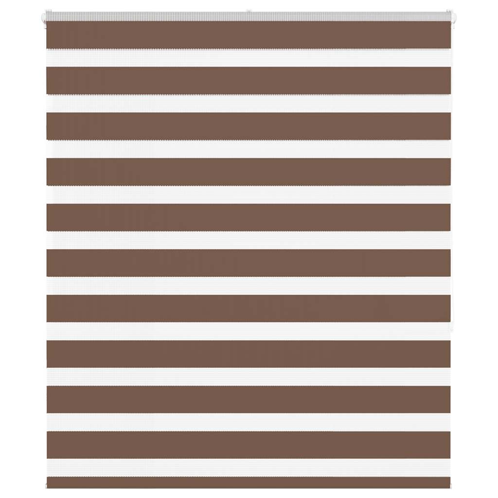 Doppelrollo Braun 120x150 cm Stoffbreite 115,9 cm Polyester