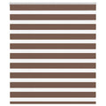 Doppelrollo Braun 120x150 cm Stoffbreite 115,9 cm Polyester
