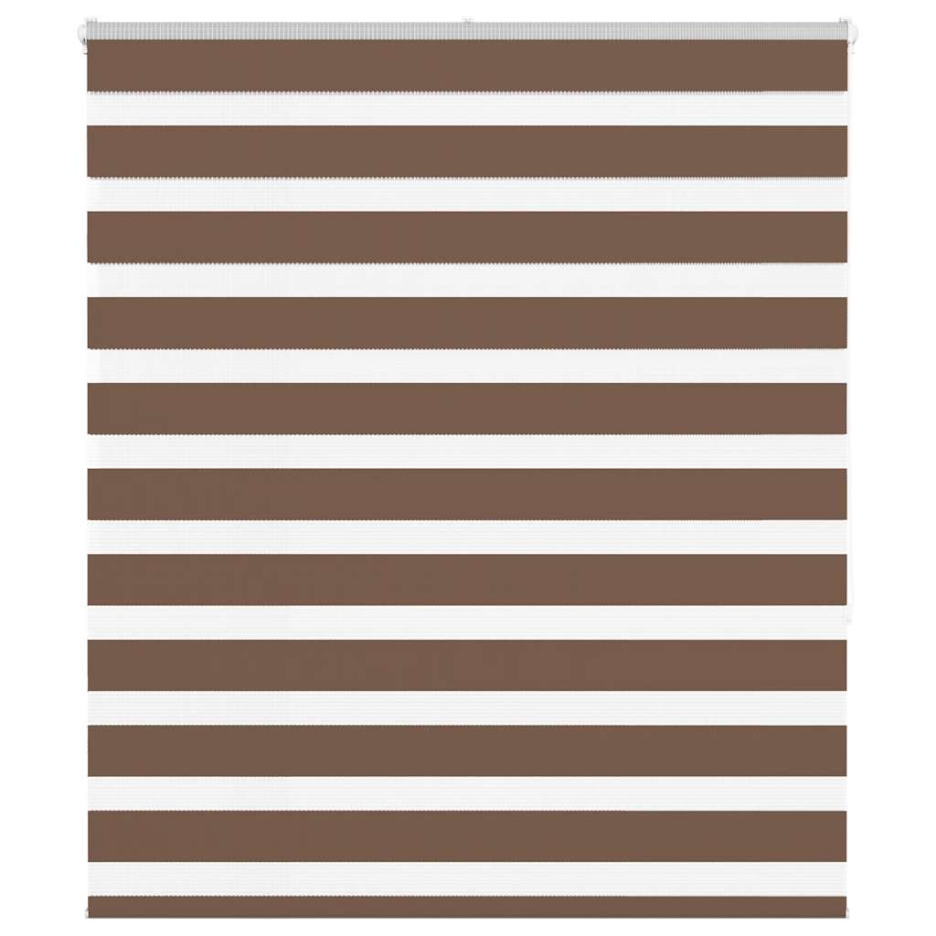 Doppelrollo Braun 125x150 cm Stoffbreite 120,9 cm Polyester