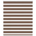 Doppelrollo Braun 125x150 cm Stoffbreite 120,9 cm Polyester