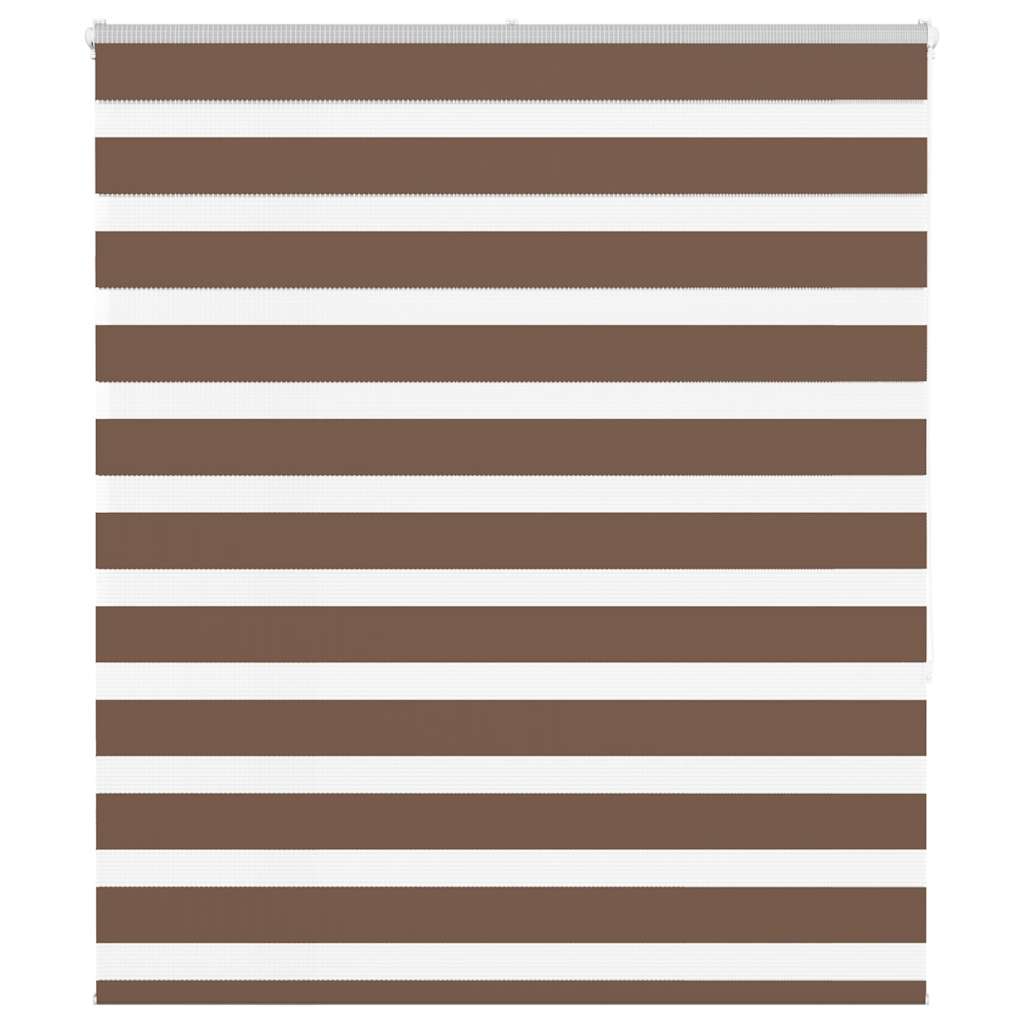 Doppelrollo Braun 130x150 cm Stoffbreite 125,9 cm Polyester