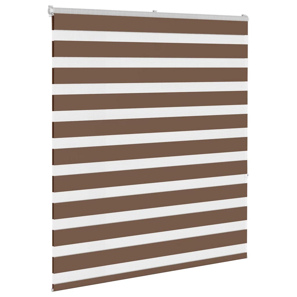 Doppelrollo Braun 130x150 cm Stoffbreite 125,9 cm Polyester