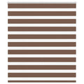 Doppelrollo Braun 135x150 cm Stoffbreite 130,9 cm Polyester
