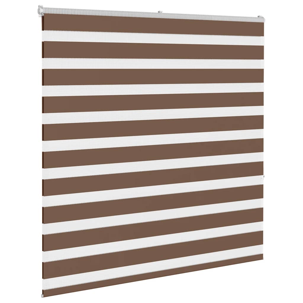 Doppelrollo Braun 140x150 cm Stoffbreite 135,9 cm Polyester
