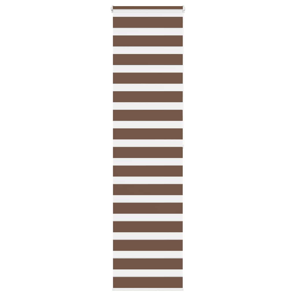 Doppelrollo Braun 60x200 cm Stoffbreite 55,9 cm Polyester
