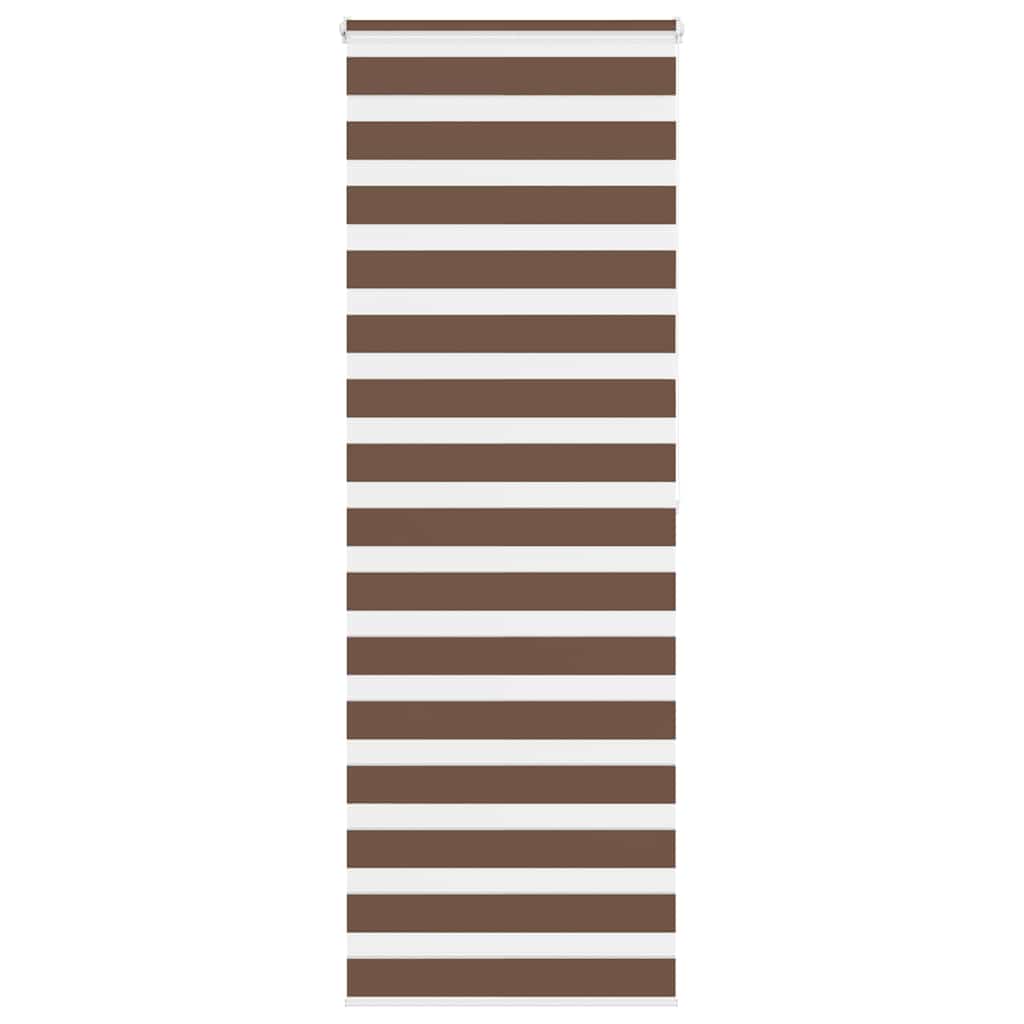 Doppelrollo Braun 70x200 cm Stoffbreite 65,9 cm Polyester