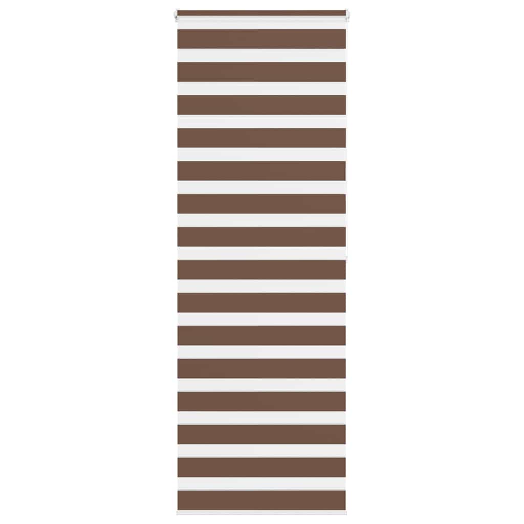 Doppelrollo Braun 80x200 cm Stoffbreite 75,9 cm Polyester