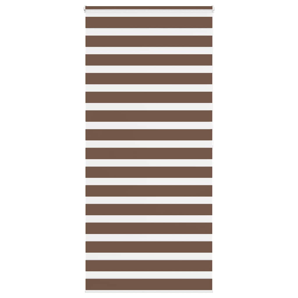 Doppelrollo Braun 100x200 cm Stoffbreite 95,9 cm Polyester