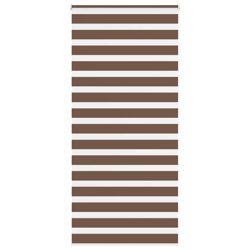 Doppelrollo Braun 105x200 cm Stoffbreite 100,9 cm Polyester