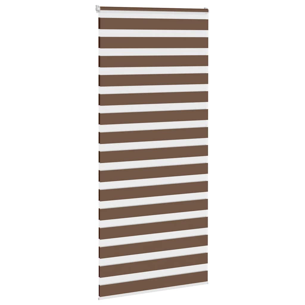 Doppelrollo Braun 110x200 cm Stoffbreite 105,9 cm Polyester