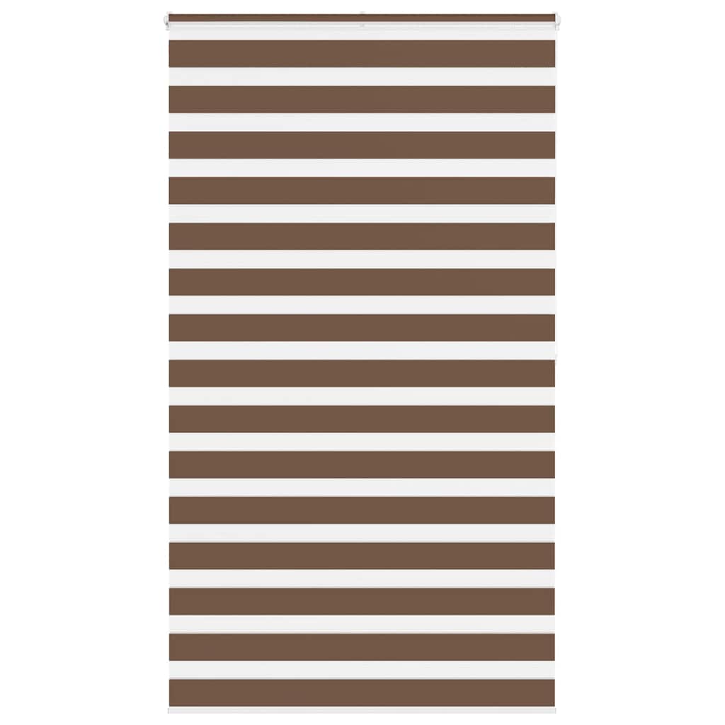 Doppelrollo Braun 120x200 cm Stoffbreite 115,9 cm Polyester