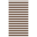 Doppelrollo Braun 120x200 cm Stoffbreite 115,9 cm Polyester