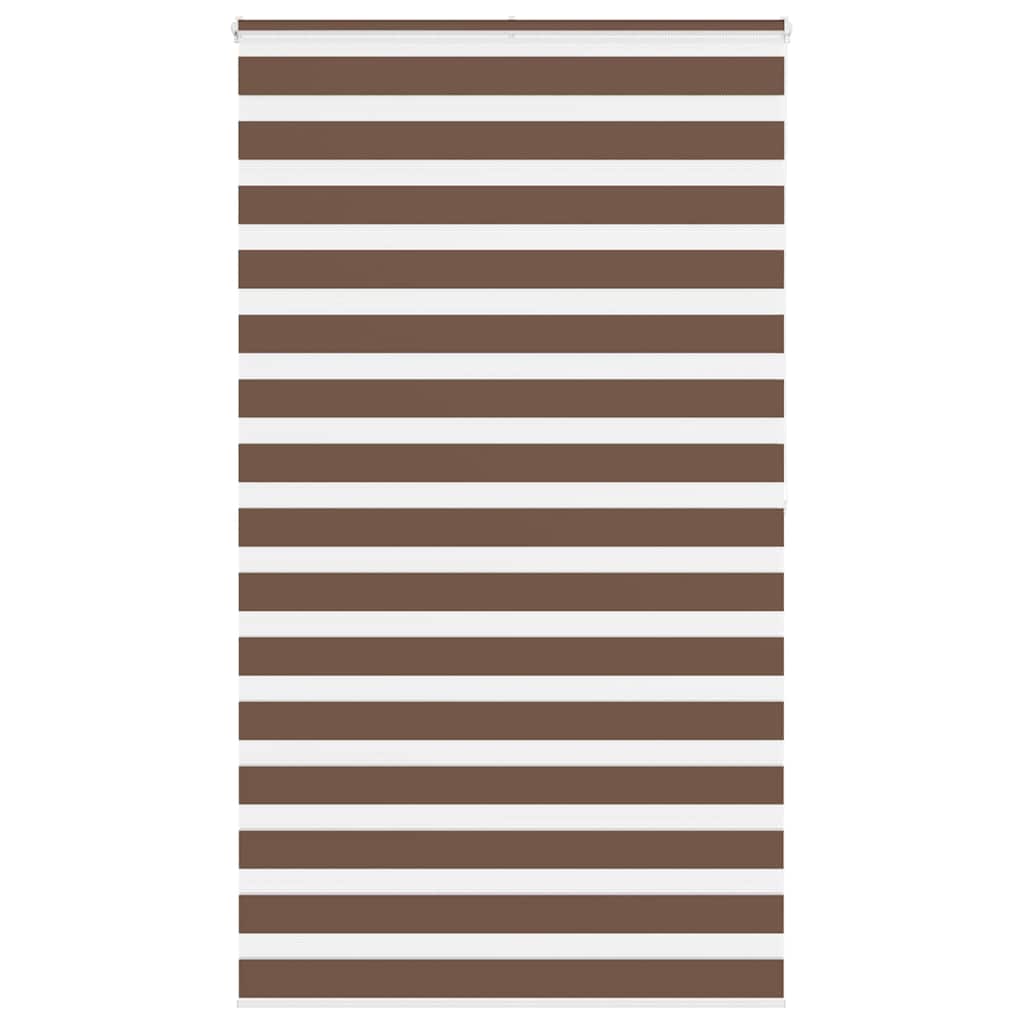 Doppelrollo Braun 125x200 cm Stoffbreite 120,9 cm Polyester