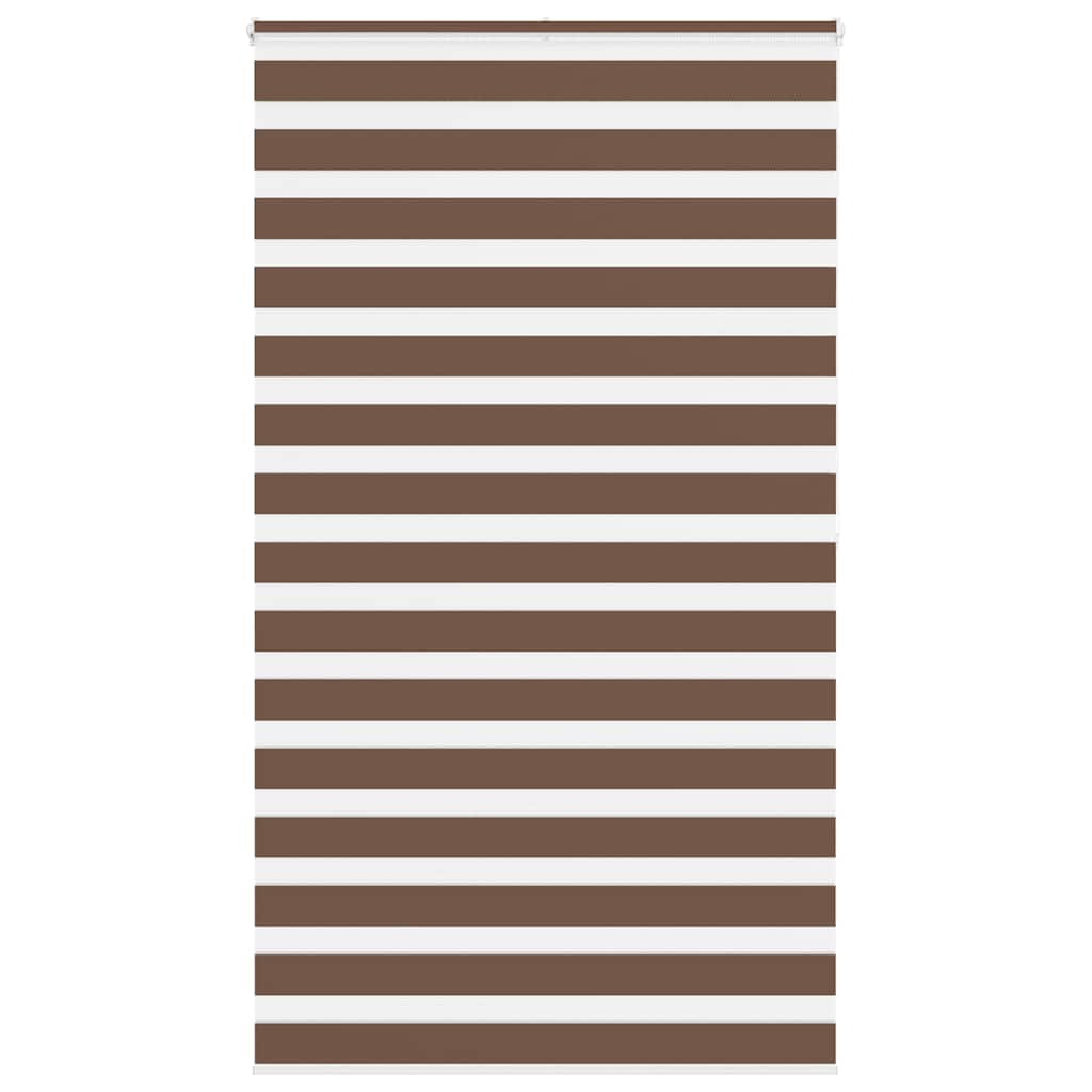 Doppelrollo Braun 130x200 cm Stoffbreite 125,9 cm Polyester