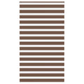 Doppelrollo Braun 130x200 cm Stoffbreite 125,9 cm Polyester