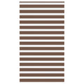 Doppelrollo Braun 135x200 cm Stoffbreite 130,9 cm Polyester