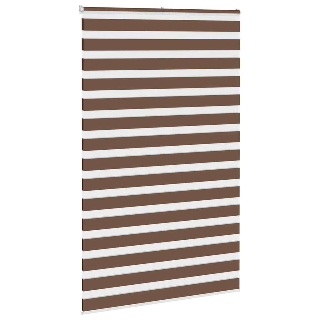 Doppelrollo Braun 140x200 cm Stoffbreite 135,9 cm Polyester