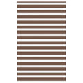 Doppelrollo Braun 145x200 cm Stoffbreite 140,9 cm Polyester