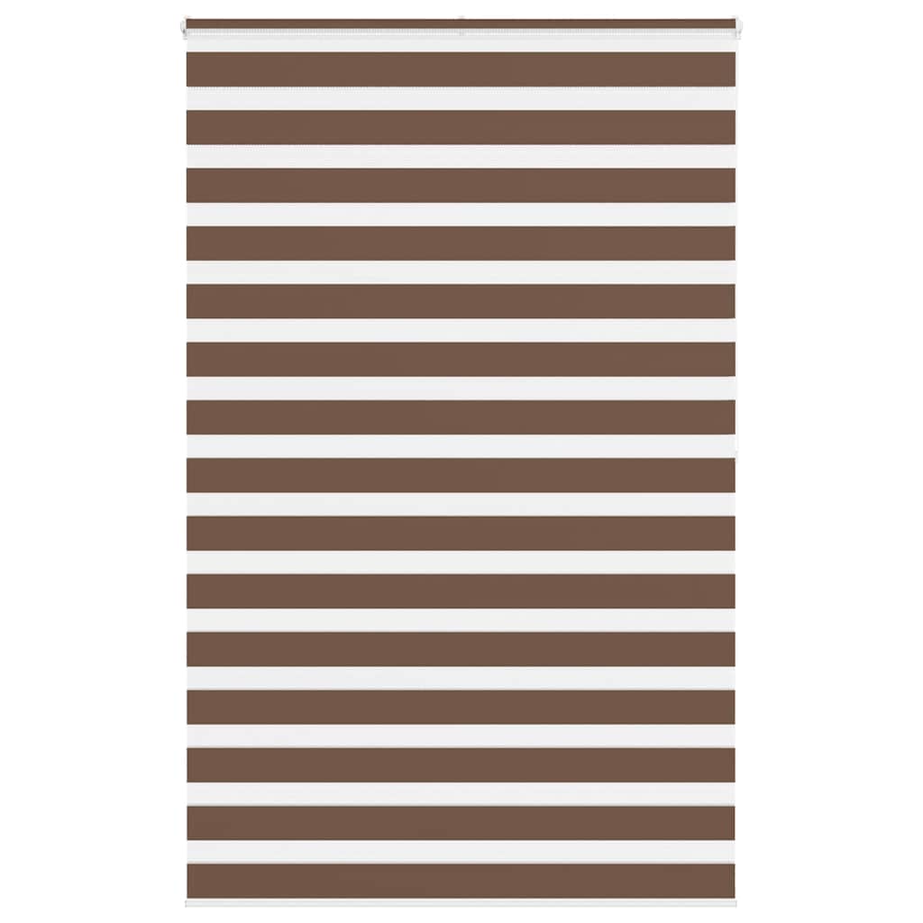 Doppelrollo Braun 145x200 cm Stoffbreite 140,9 cm Polyester