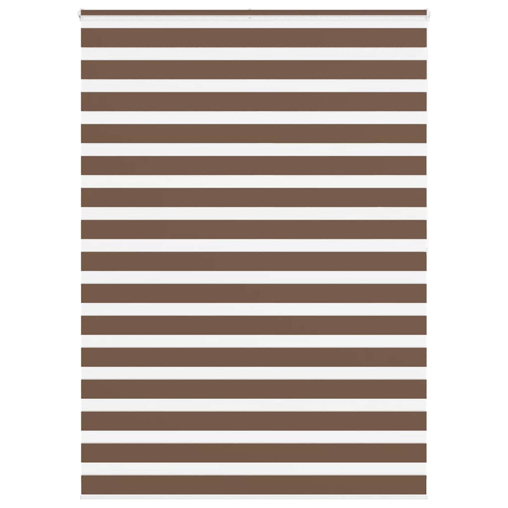 Doppelrollo Braun 160x200 cm Stoffbreite 155,9 cm Polyester
