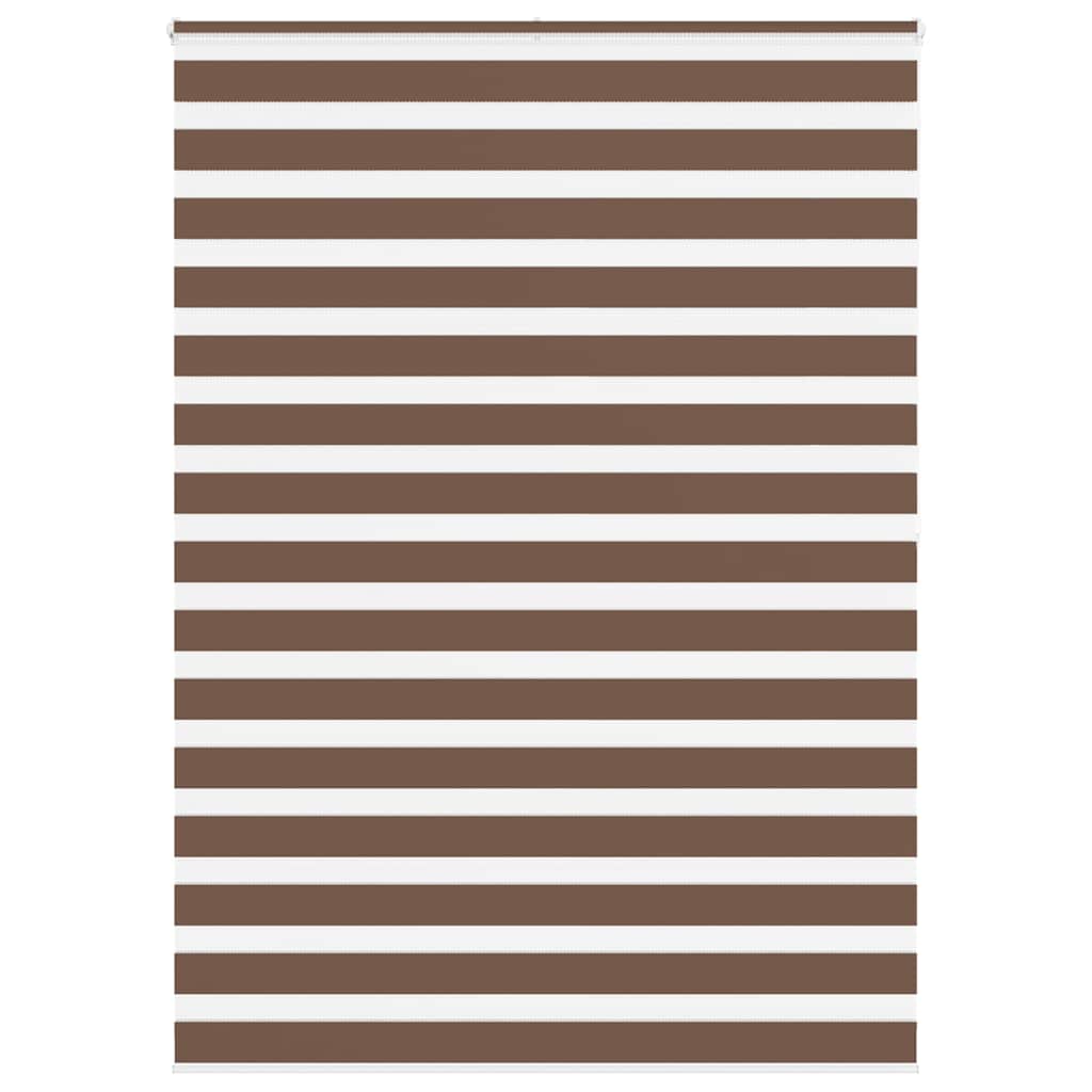 Doppelrollo Braun 165x200 cm Stoffbreite 160,9 cm Polyester