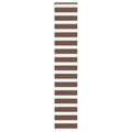 Doppelrollo Braun 45x230 cm Stoffbreite 40,9 cm Polyester