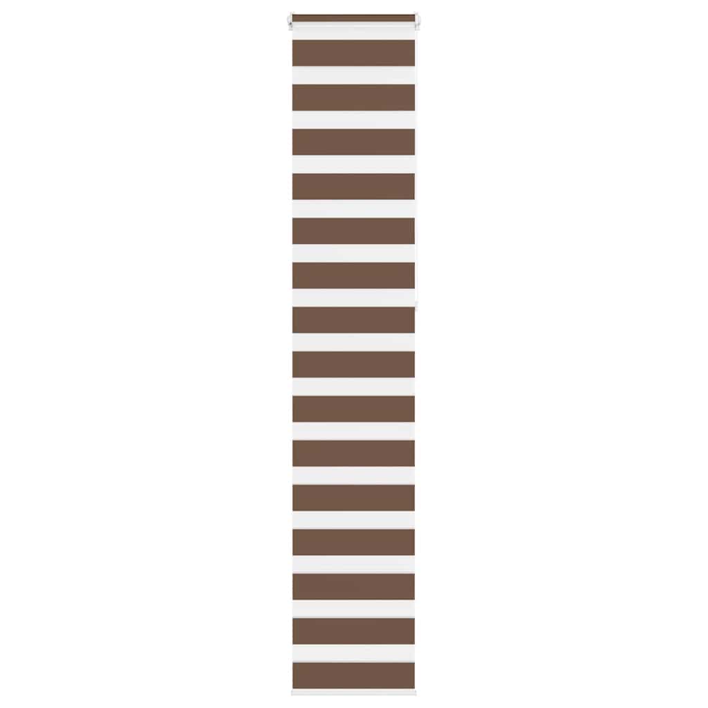 Doppelrollo Braun 50x230 cm Stoffbreite 45,9 cm Polyester