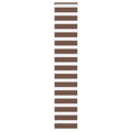 Doppelrollo Braun 50x230 cm Stoffbreite 45,9 cm Polyester