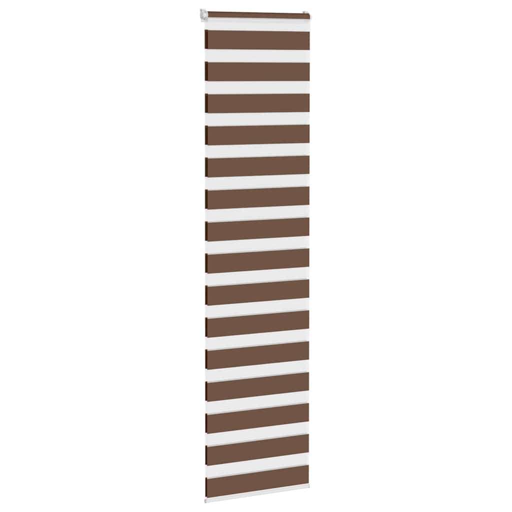 Doppelrollo Braun 55x230 cm Stoffbreite 50,9 cm Polyester