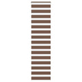 Doppelrollo Braun 60x230 cm Stoffbreite 55,9 cm Polyester