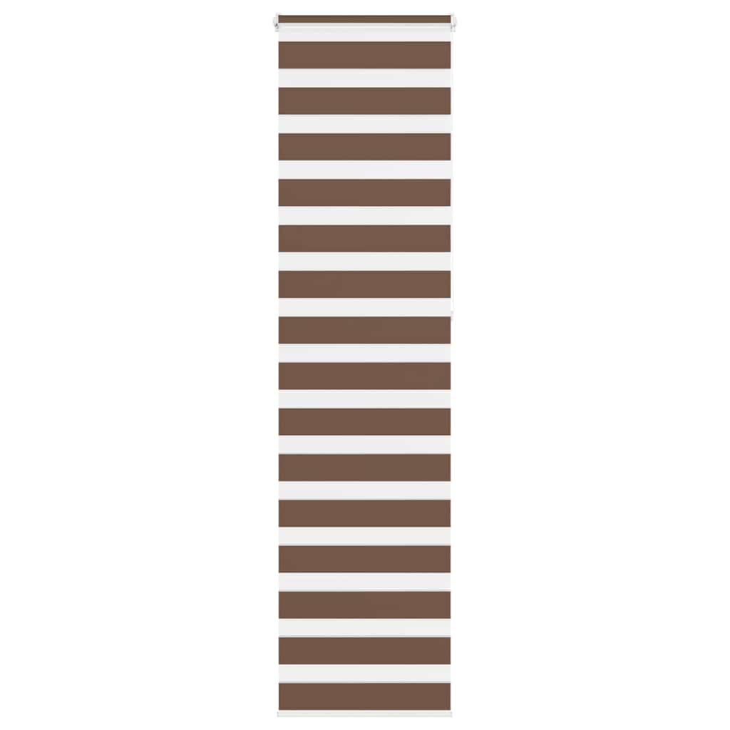 Doppelrollo Braun 60x230 cm Stoffbreite 55,9 cm Polyester