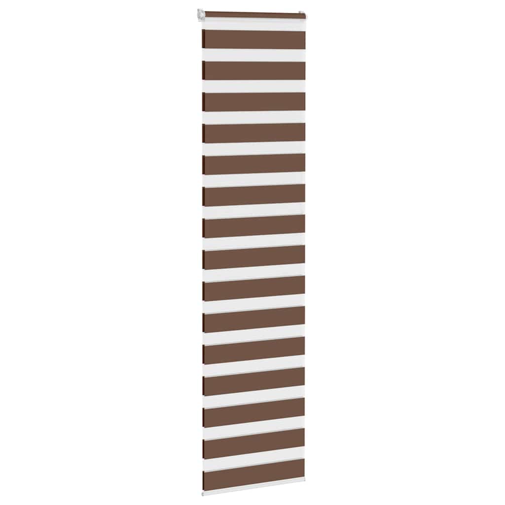 Doppelrollo Braun 60x230 cm Stoffbreite 55,9 cm Polyester