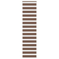 Doppelrollo Braun 65x230 cm Stoffbreite 60,9 cm Polyester