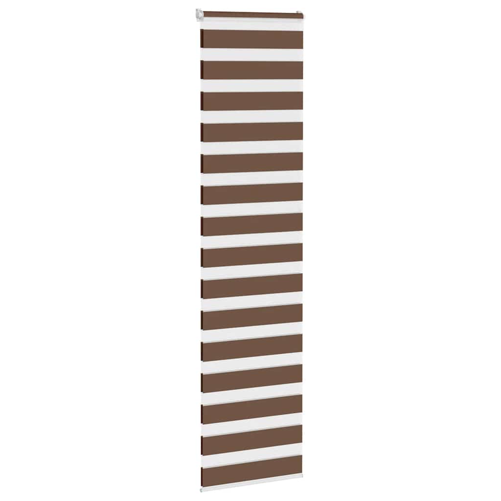 Doppelrollo Braun 65x230 cm Stoffbreite 60,9 cm Polyester