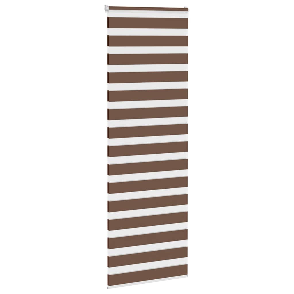 Doppelrollo Braun 70x230 cm Stoffbreite 65,9 cm Polyester
