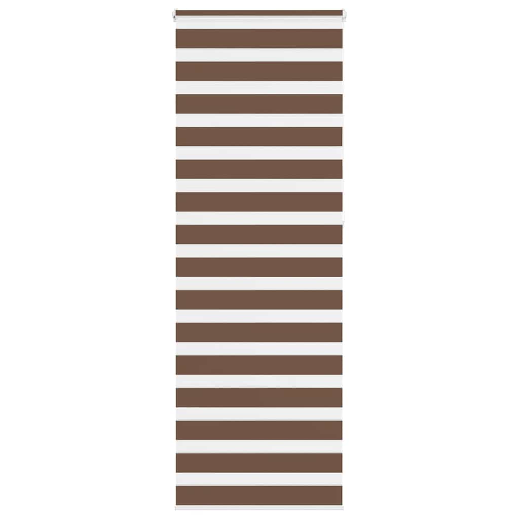 Doppelrollo Braun 75x230 cm Stoffbreite 70,9 cm Polyester