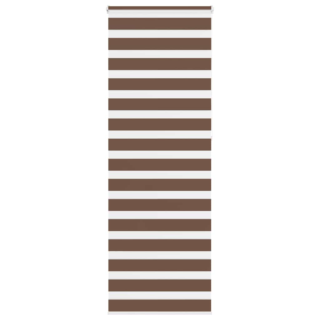 Doppelrollo Braun 80x230 cm Stoffbreite 75,9 cm Polyester
