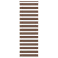 Doppelrollo Braun 80x230 cm Stoffbreite 75,9 cm Polyester