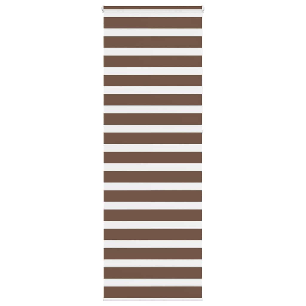 Doppelrollo Braun 90x230 cm Stoffbreite 85,9 cm Polyester